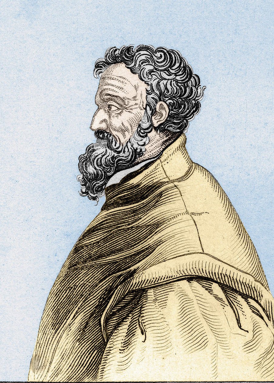 Michelangelo Buonarroti dit Michelangelo portréja (Michelangelo vagy Michel Ange alkotó: Unknown artist
