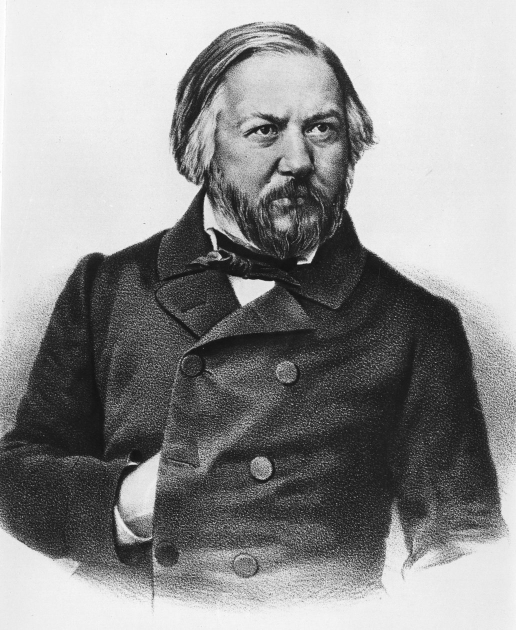 Mihail Ivanovics Glinka portréja 1804-1857 Orosz zeneszerző. alkotó: Unknown artist
