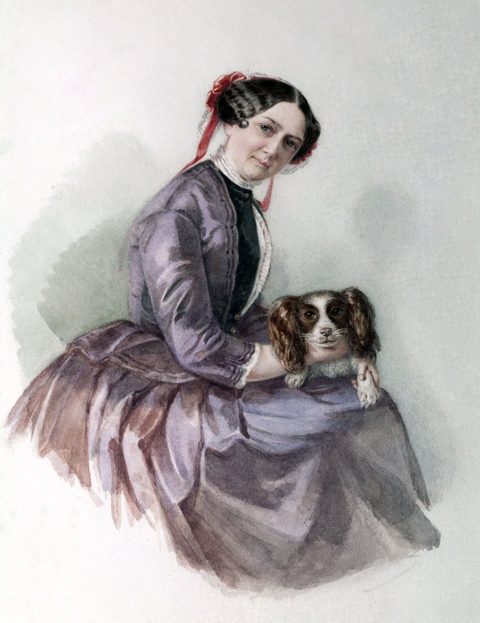 Minna Wagner, Richard Wagner feleségének portréja, Bayreuthi Wagner Múzeum. alkotó: Unknown artist