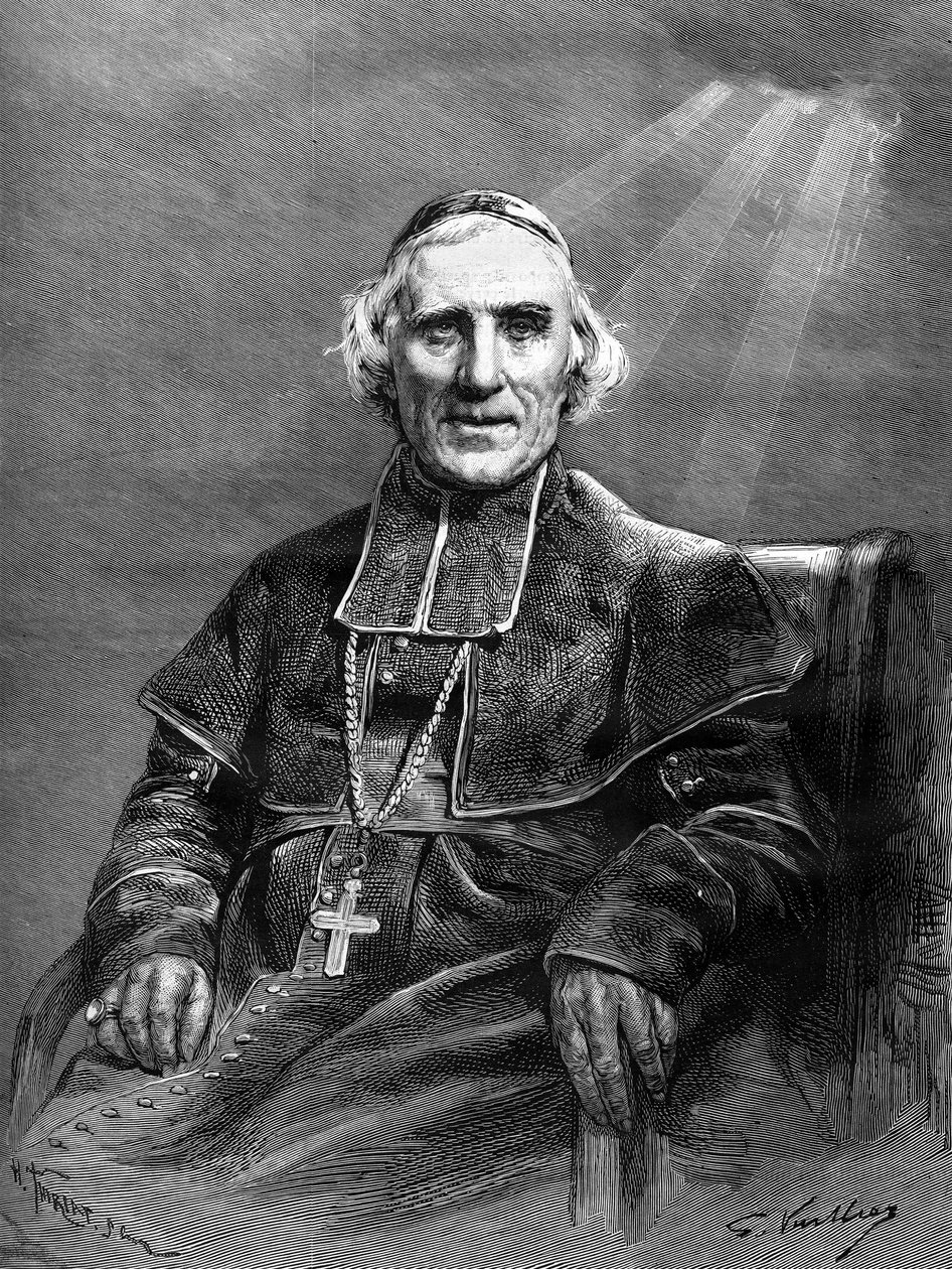 Monsignor portréja: Joseph Hippolyte Guibert (1802-1886). alkotó: Unknown artist