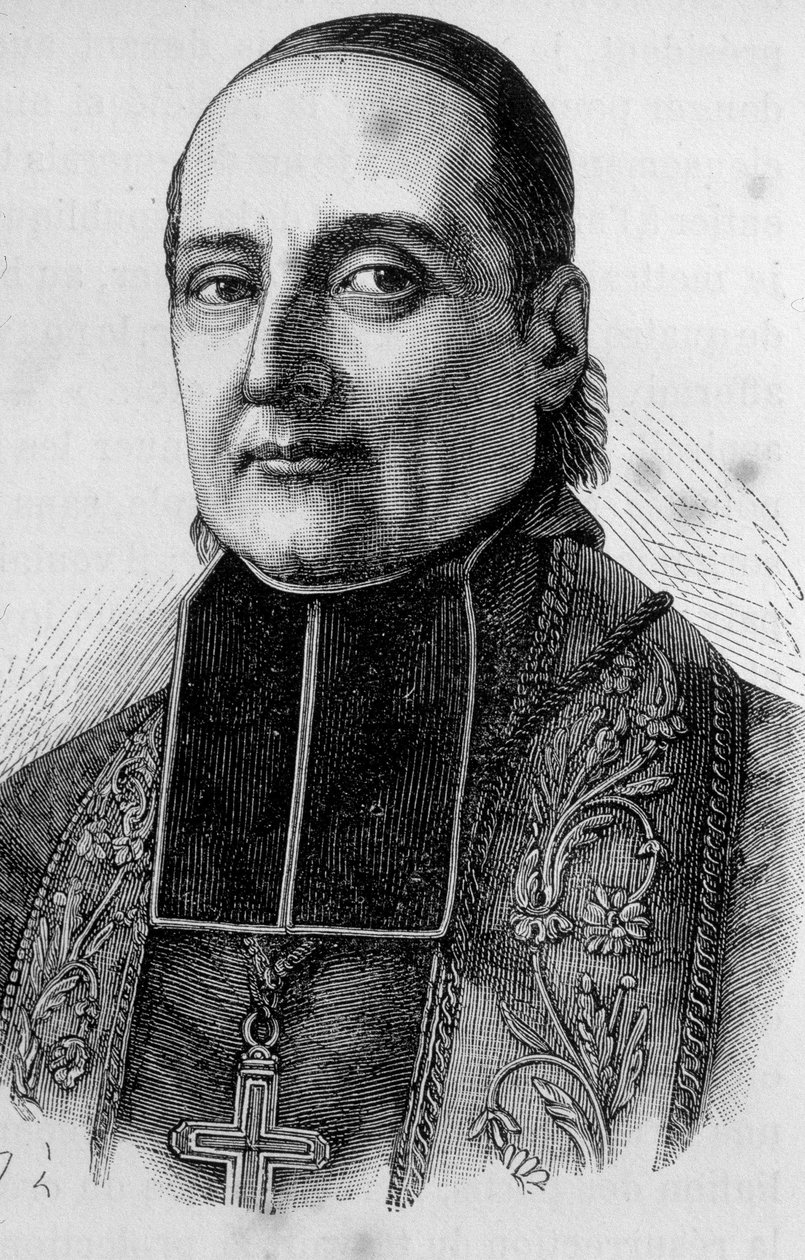 Monsignor Sibour francia prelát (1792-1857) portréja alkotó: Unknown artist