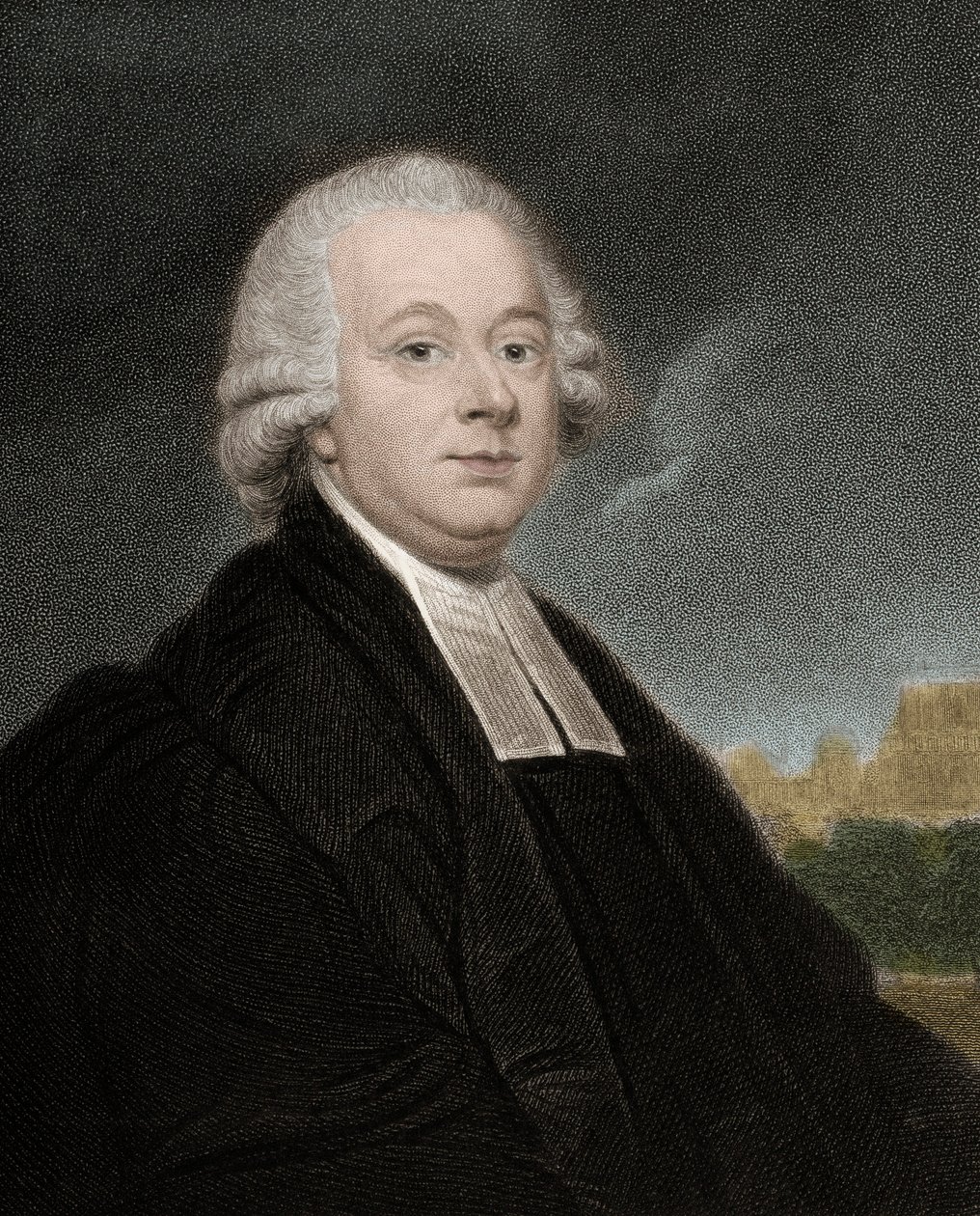 Nevil Maskelyne (1732-1811), brit királyi csillagász portréja - Nevil Maskelyne 1732-1811 - metszet - XIX. alkotó: Unknown artist