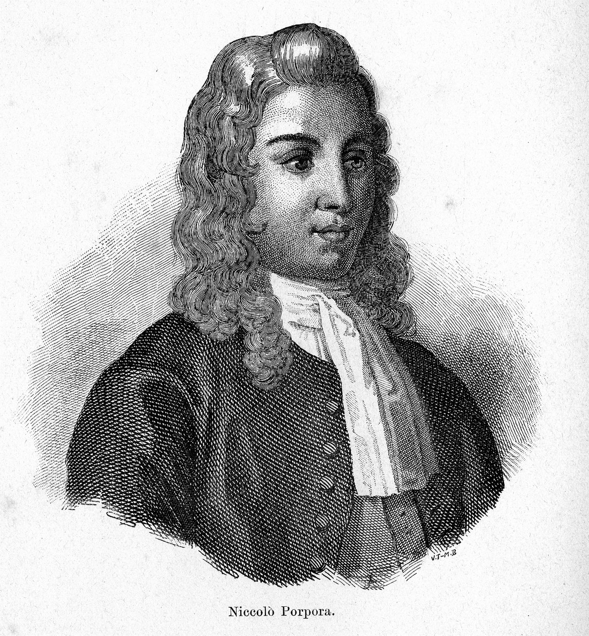 Nicola Porpora (1686 - 1768) olasz zeneszerző portréja. alkotó: Unknown artist