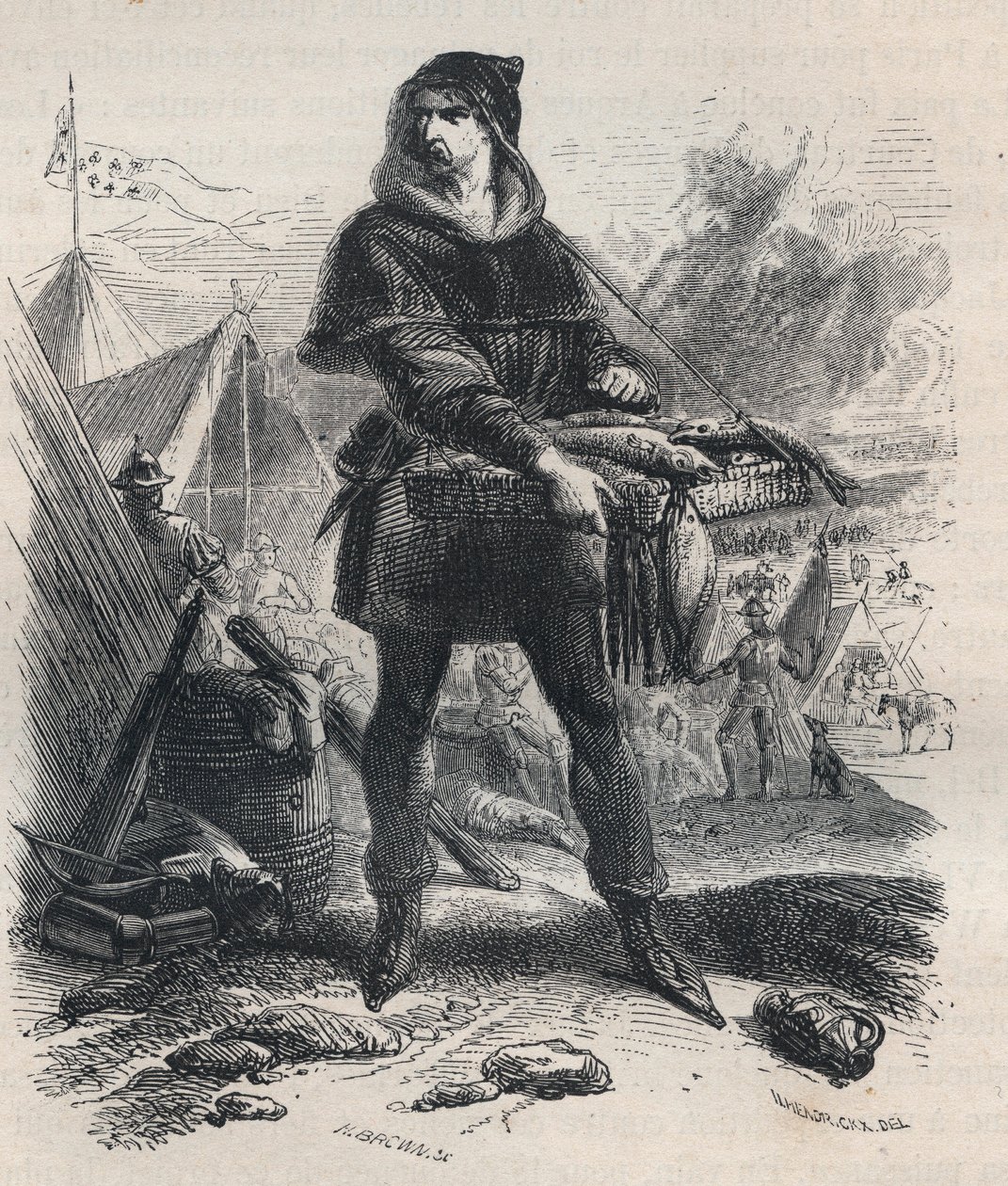 Nicolaas Zannekin (? -1328), flamand paraszt és a flandriai parasztlázadás vezetője (1325-1328) portréja - Nicolaas Zannekin vagy Nicolas Zanekin, vagy Zannequin, tribun és flamand kalandor, a gróf elleni Karl-lázadás vezérének portréja o alkotó: Unknown artist