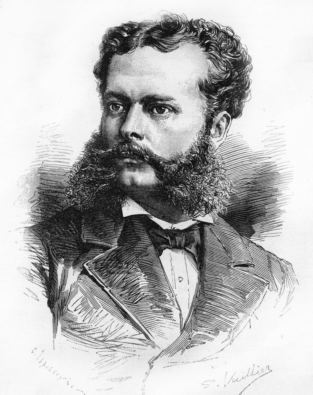 Nicolas de Pierola, a Perui Köztársaság elnökének 1895-1899 közötti portréja. alkotó: Unknown artist