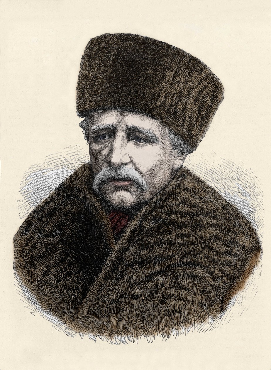 Nils Adolf Erik (Eric) báró Nordenskjold (Nordenskiold) (1832-1901), svéd természettudós és felfedező portréja. Metszet a 19. század végéről. alkotó: Unknown artist