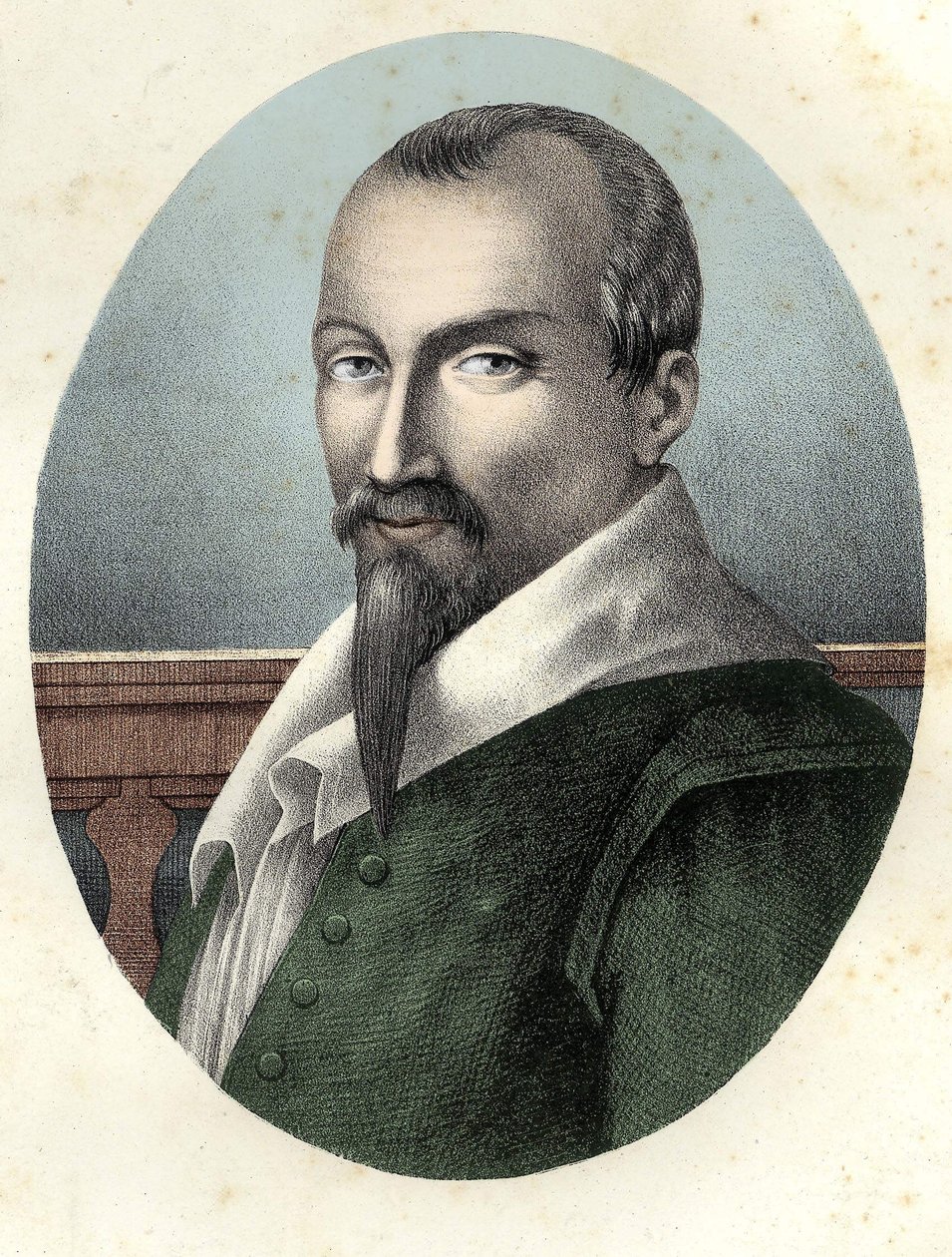 Olivier De Serres (v. 1539 - 1619) francia agronómus portréja. alkotó: Unknown artist