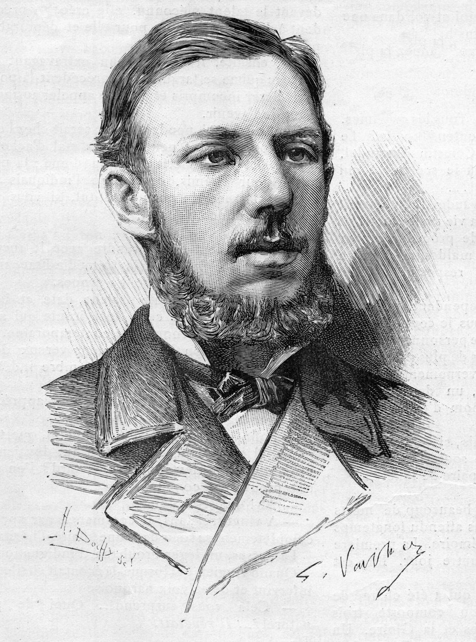 Oscar Augustus Velúr Gothlang hercegének (1859-1953) portréja itt 1888-ban, párizsi látogatása során. alkotó: Unknown artist