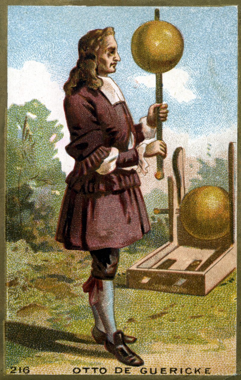 Otto von Guericke portréja (Otto de Guericke alkotó: Unknown artist