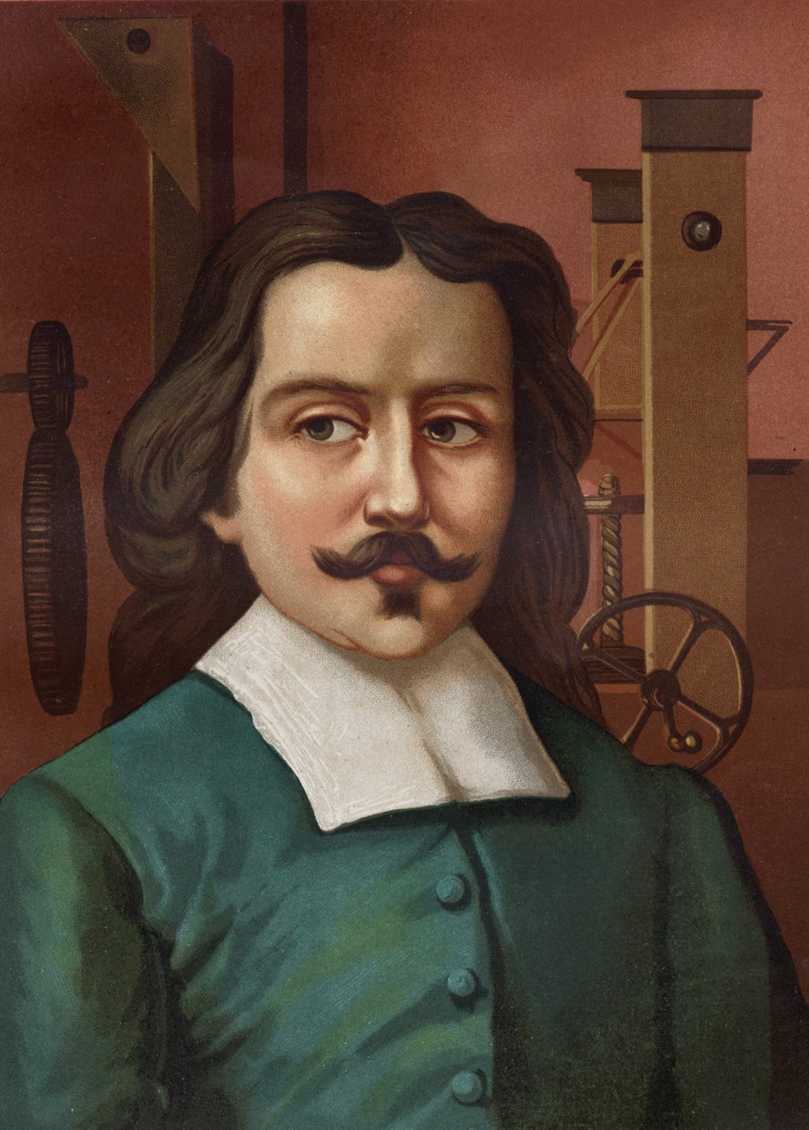 Otto von Guericke portréja (Otto de Guericke alkotó: Unknown artist