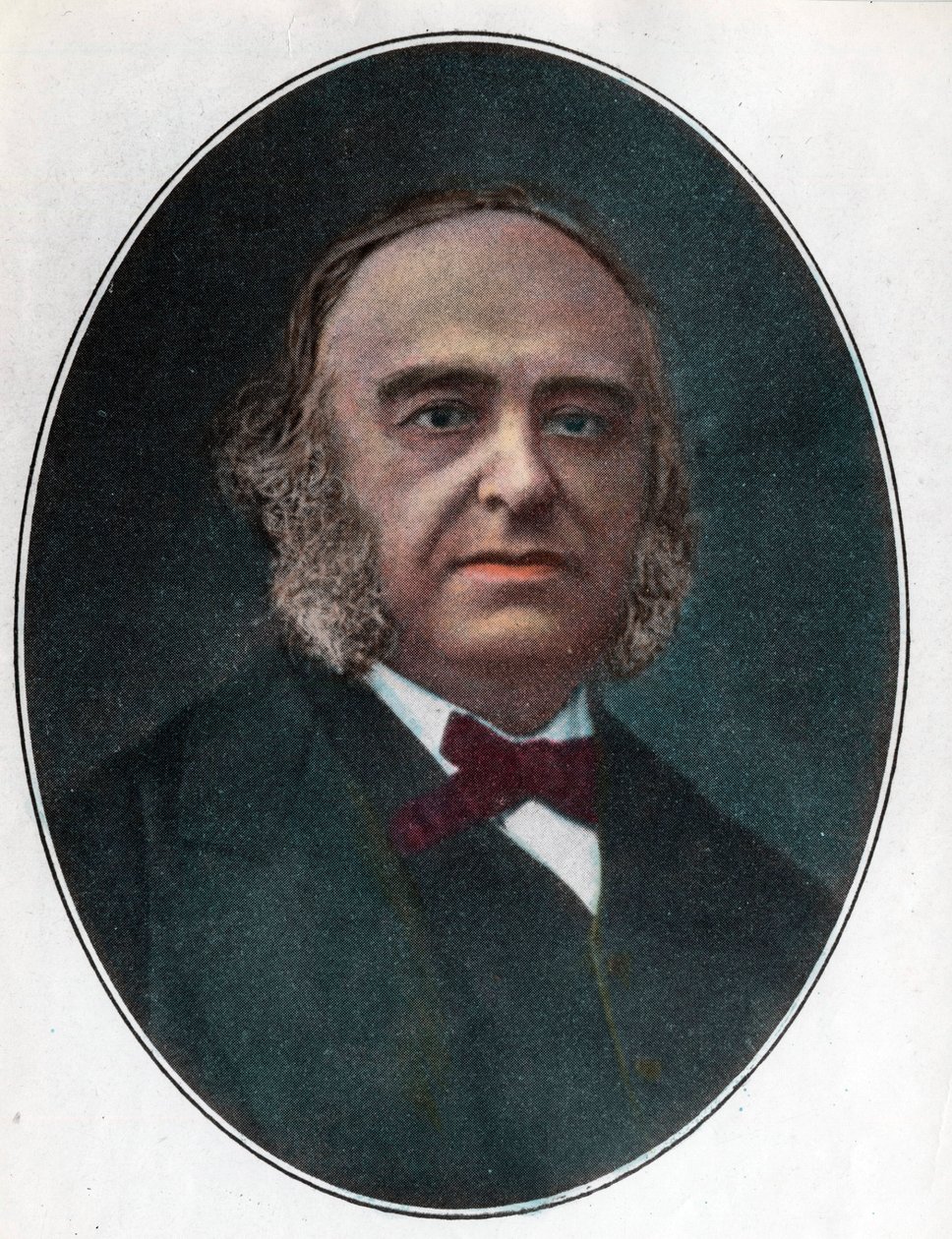 Paul Broca (1824-1880) francia sebész portréja. századi metszet. Magángyűjtemény. alkotó: Unknown artist