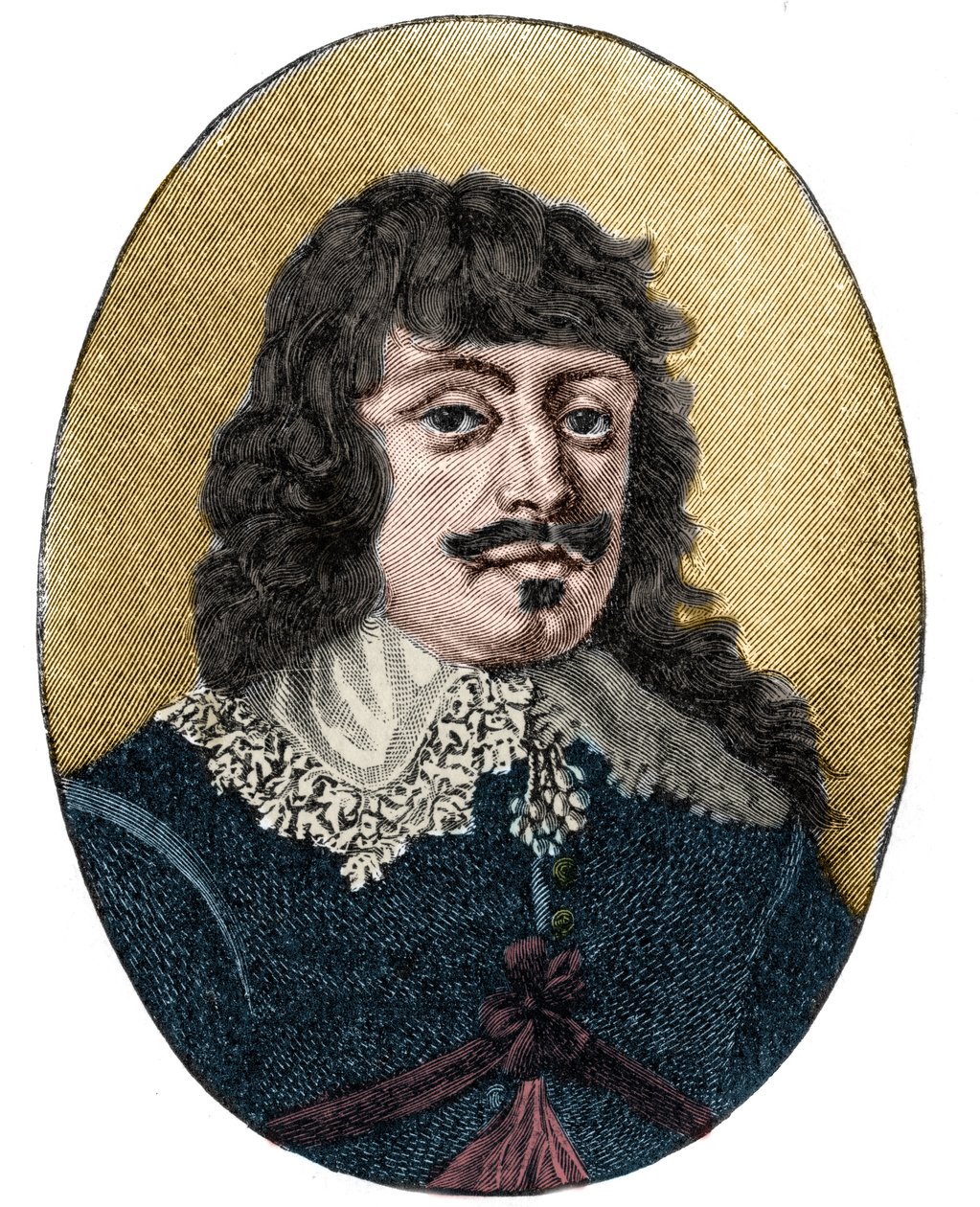 Paul Fleming német költő (1609 1640) portréja. alkotó: Unknown artist