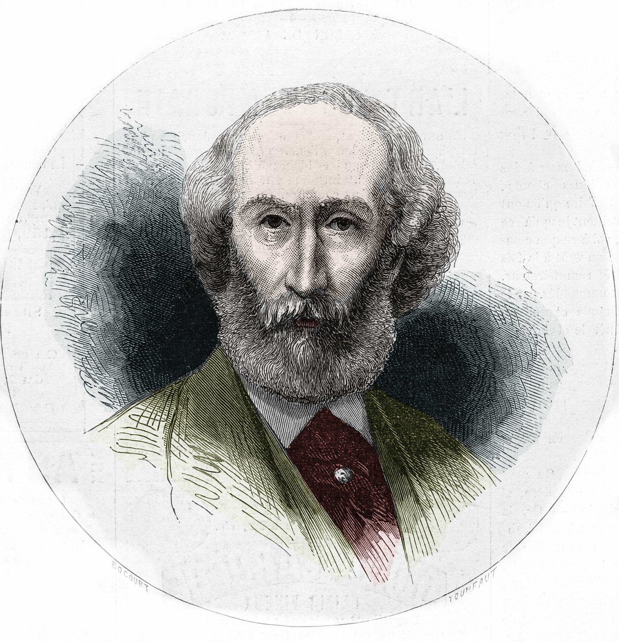 Paul de Musset francia levélember (1804-1880) portréja. alkotó: Unknown artist