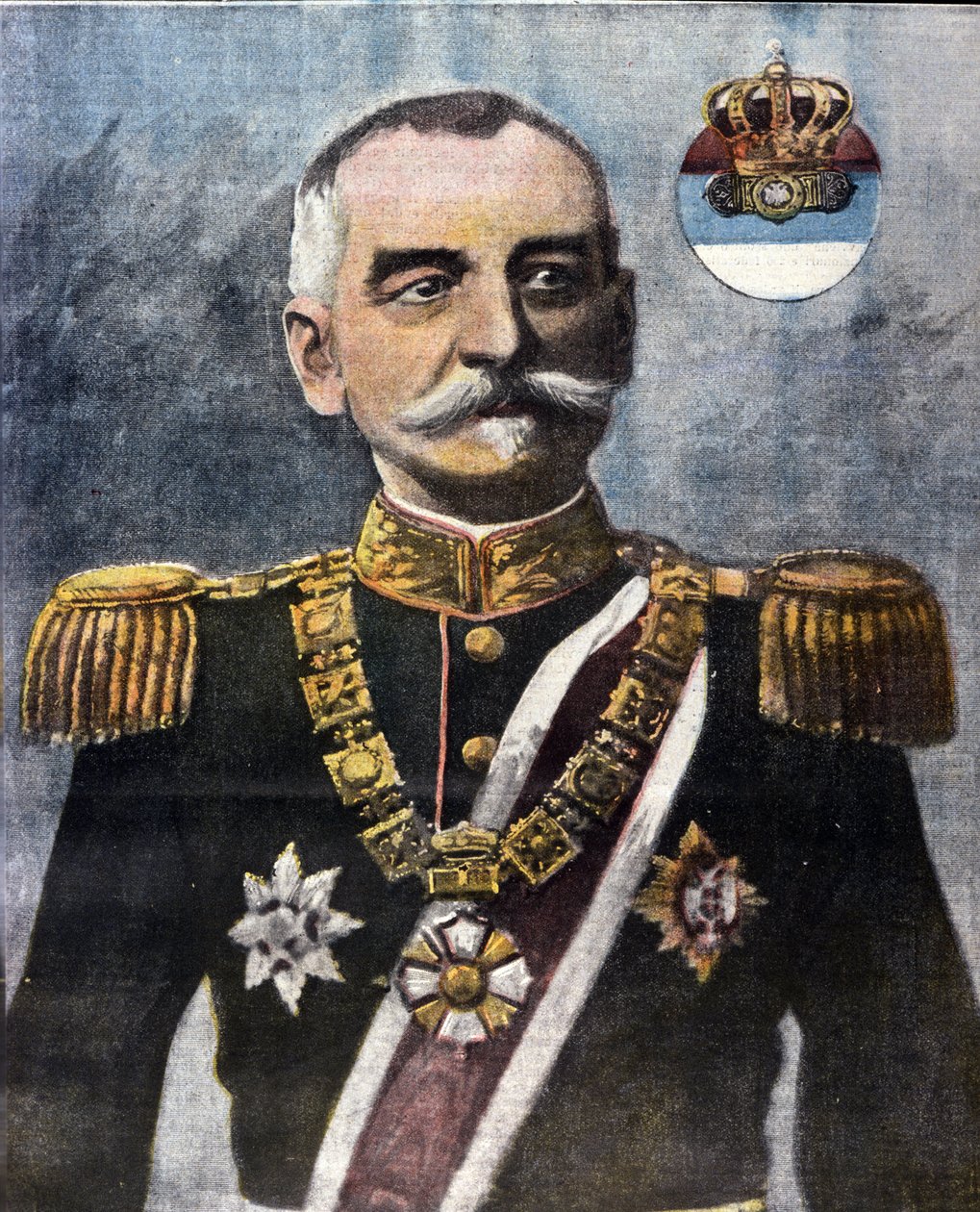 Szerb I. Péter portréja (Karageorgevic alkotó: Unknown artist