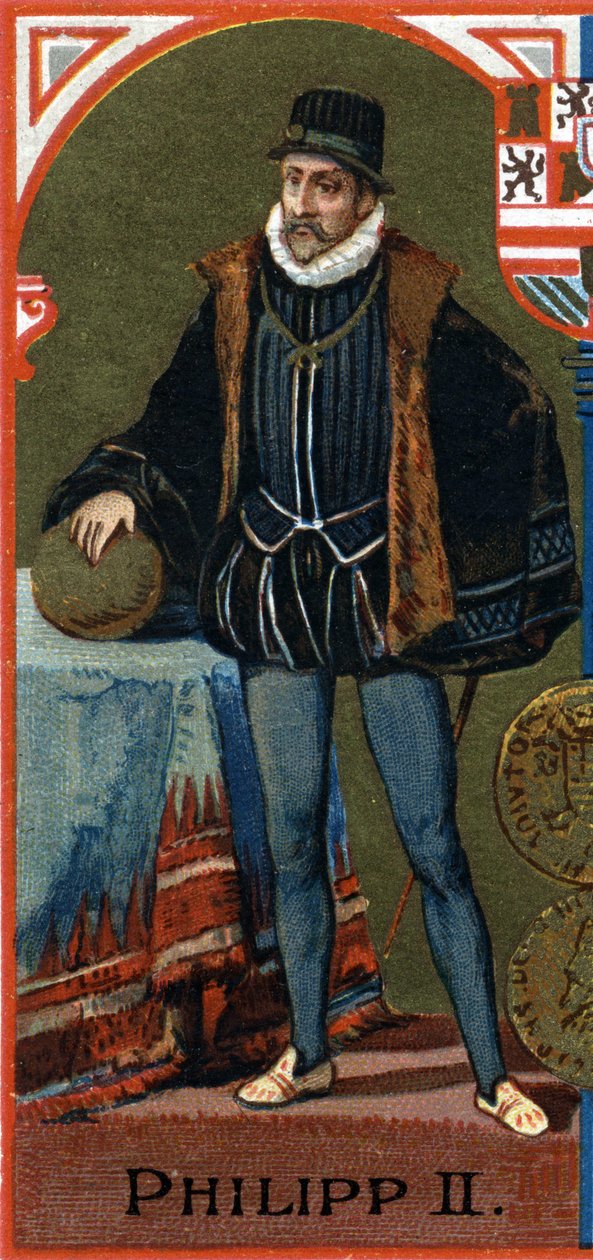 Fülöp (1527-1598), spanyol király portréja. alkotó: Unknown artist