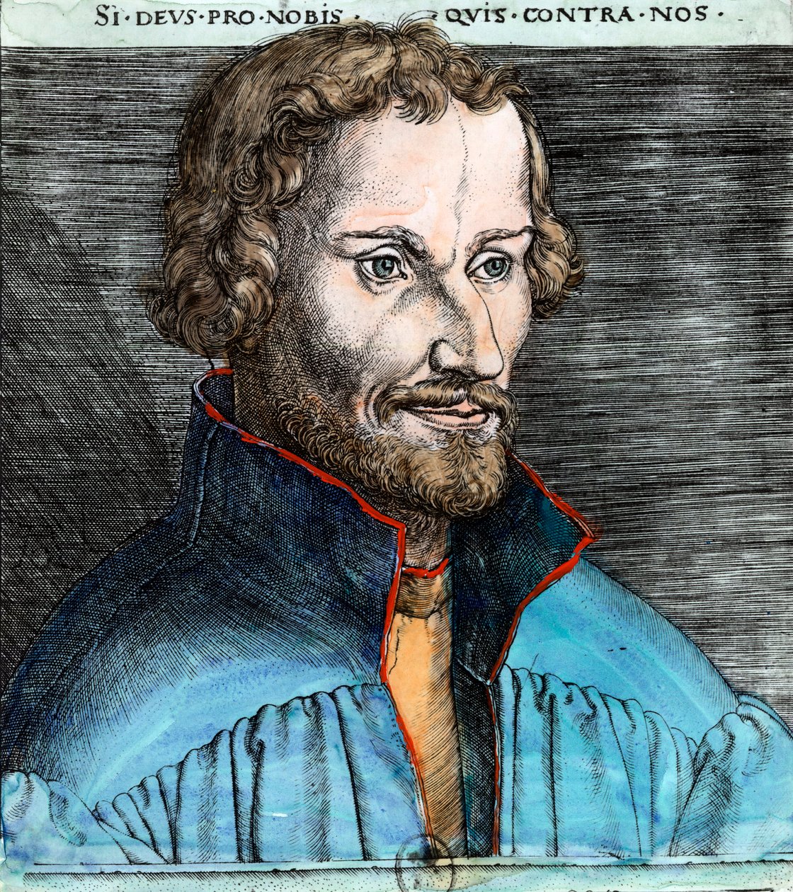 Philippe Schwarzerd dit Melanchton (1497-1560), német protestáns reformátor (evangélikus) portréja. századi metszet. Magángyűjtemény. alkotó: Unknown artist