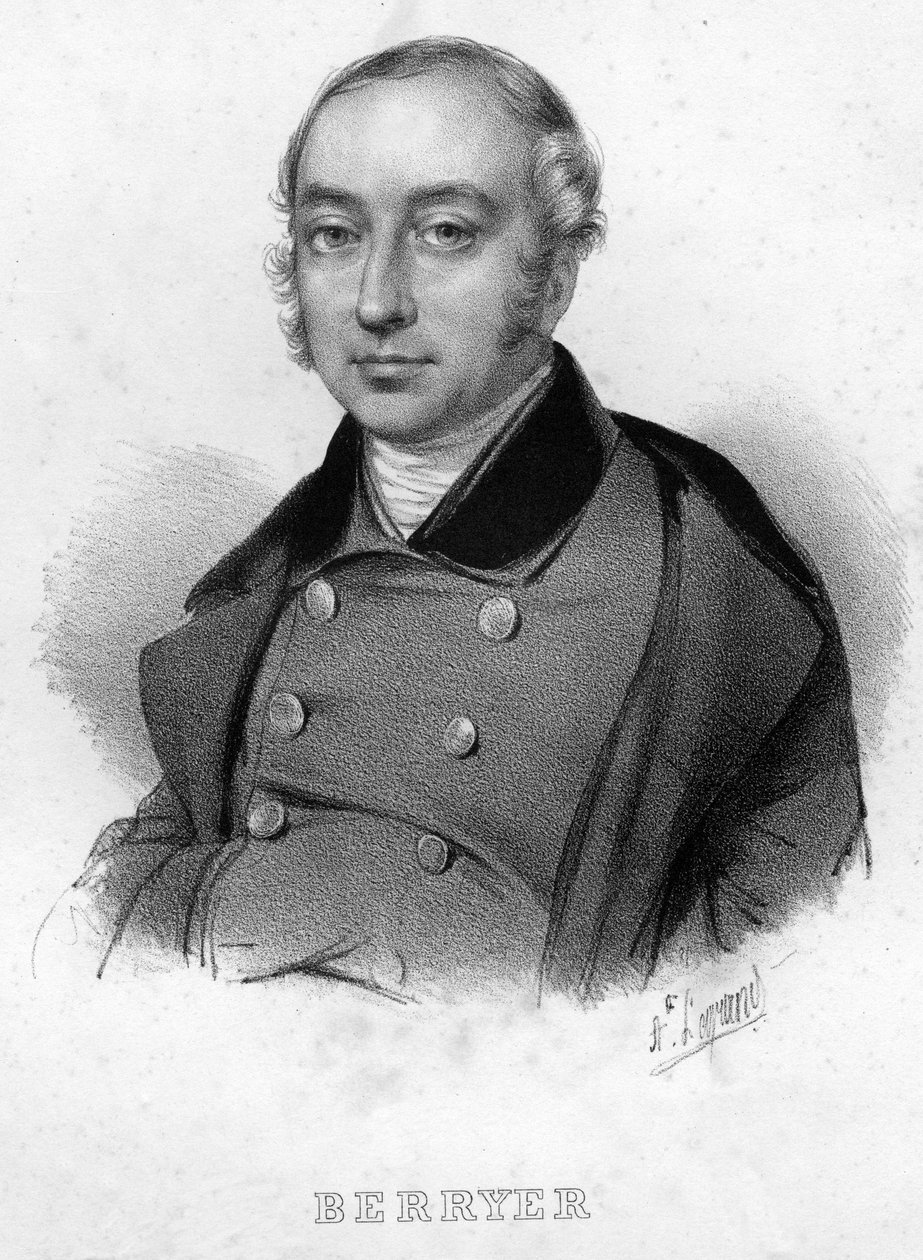 Pierre Antoine (Pierre-Antoine) Berryer (1790-1868) portréja (Berryer fils), francia ügyvéd és politikus alkotó: Unknown artist