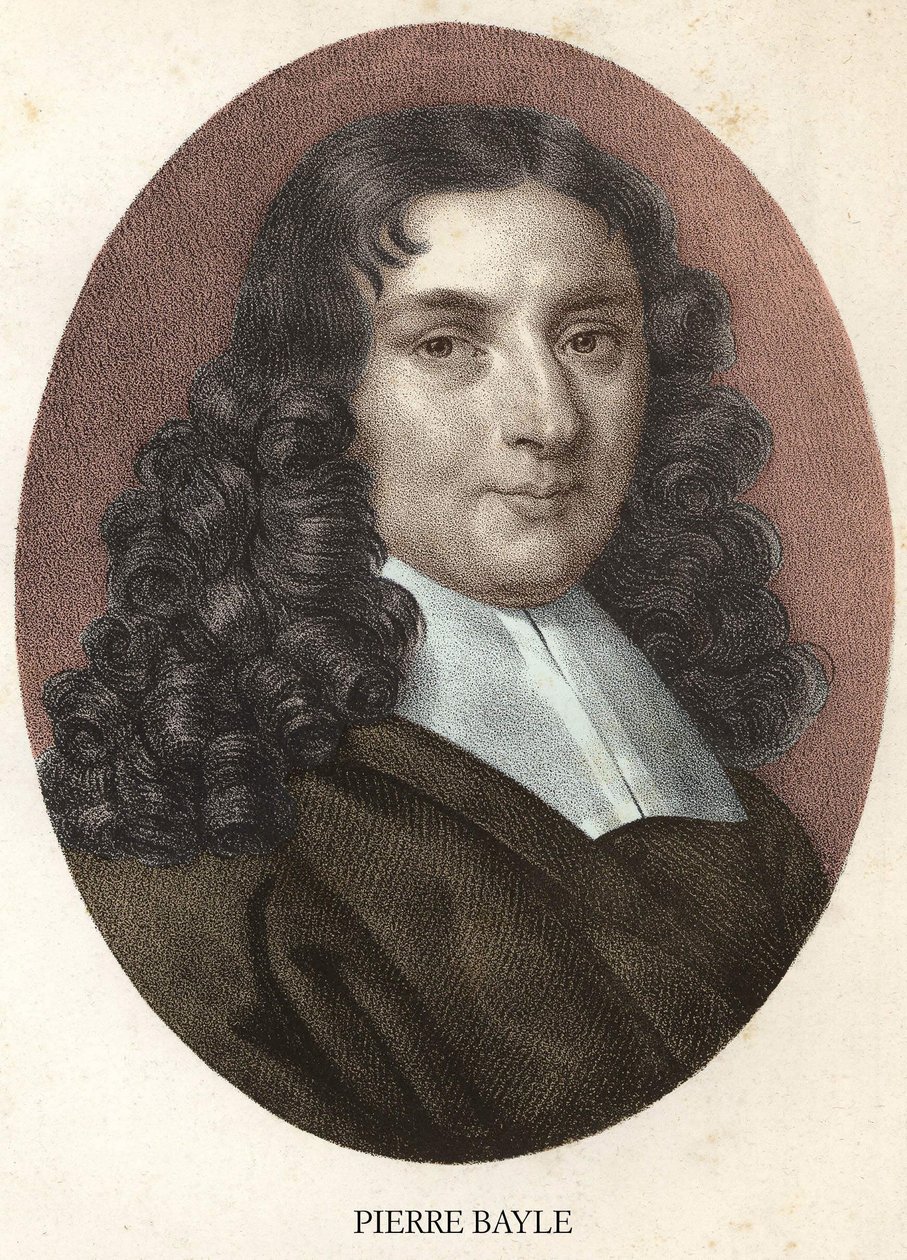Pierre Bayle francia filozófus és író (1647-1706) portréja alkotó: Unknown artist