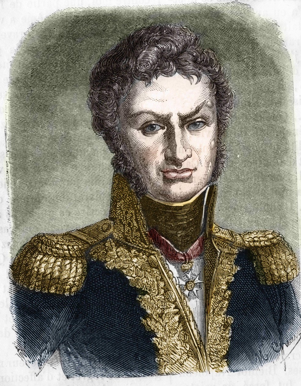 Pierre Cambronne (1770-1842) francia tábornok portréja. alkotó: Unknown artist