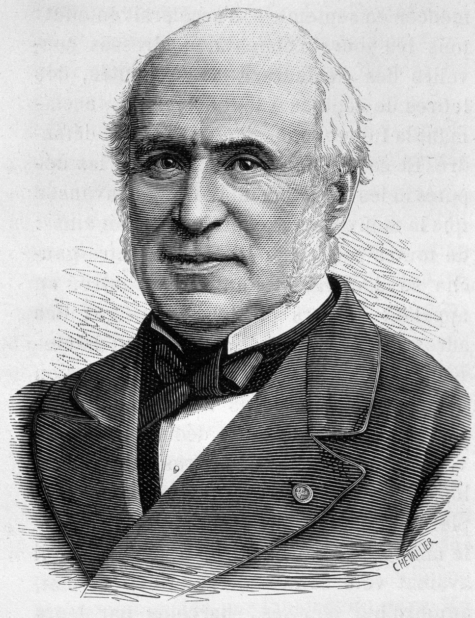 Pierre Charles Chesnelong (1820 - 1899) portréja. század végi metszet a „Histoire de France”-ban, H. Martin. alkotó: Unknown artist