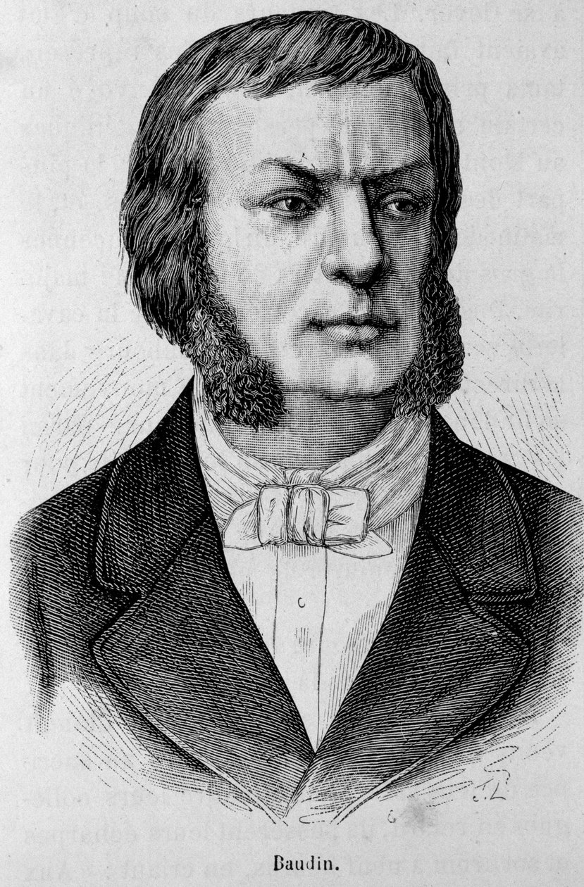 Pierre Charles Louis Baudin (1748-1799) francia politikus portréja. alkotó: Unknown artist