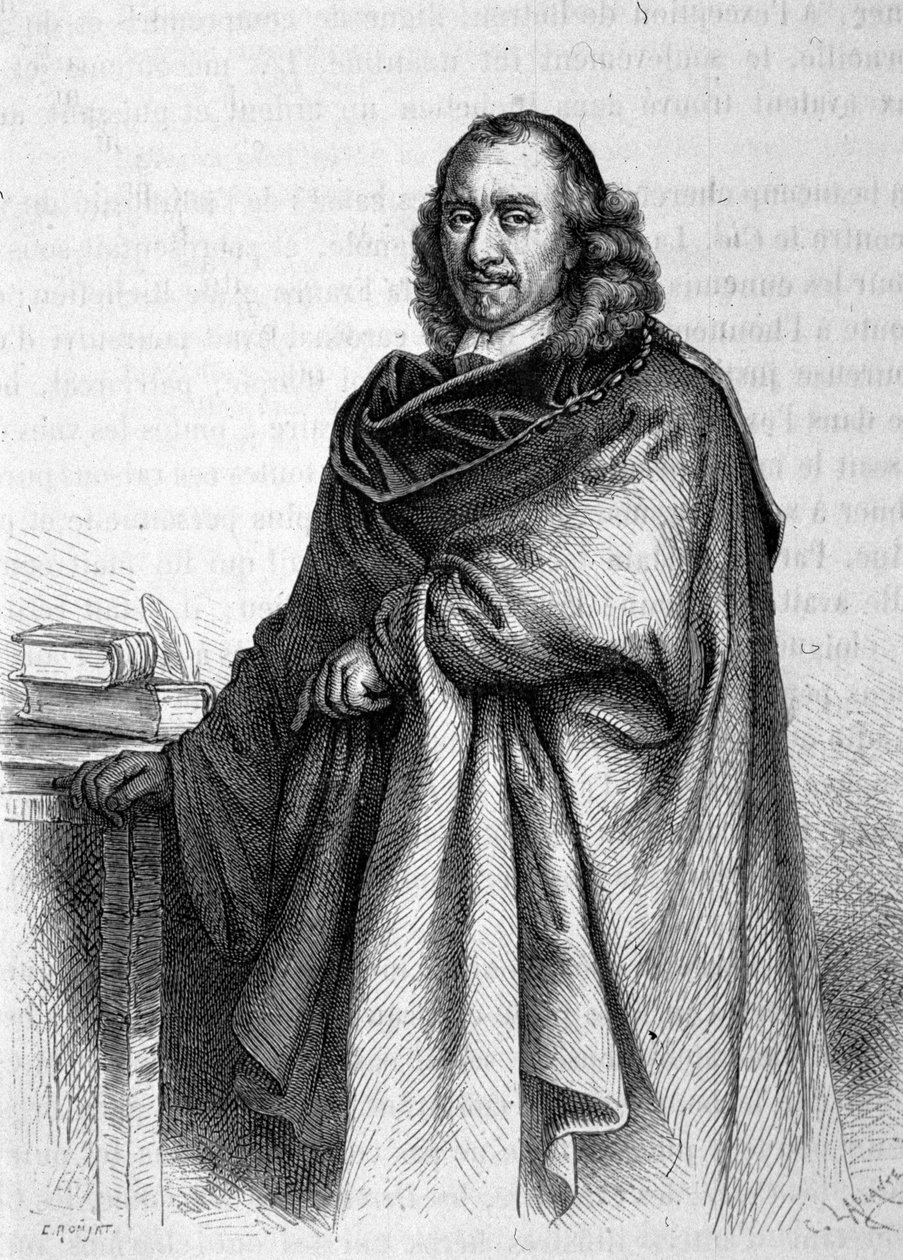 Pierre Corneille (1606-1684) francia drámai költő portréja. alkotó: Unknown artist
