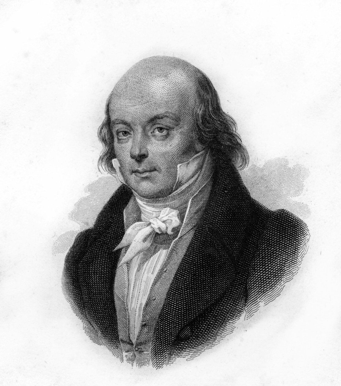 Pierre Jean de Beranger (1780 - 1857) francia költő és dalszerző portréja – metszet a XIX. alkotó: Unknown artist