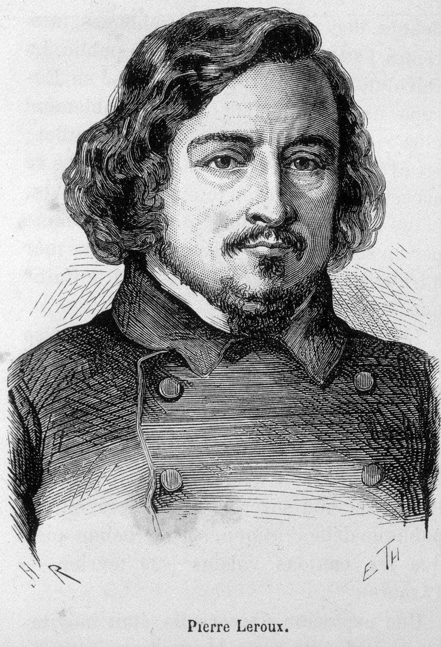 Pierre Leroux francia filozófus, publicista és politikus portréja (1797-1871) alkotó: Unknown artist