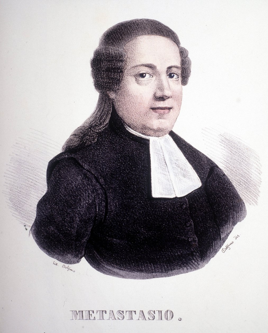 Pierre Metastasio (vagy Pietro Metastasio) portréja (1698 - 1782). alkotó: Unknown artist
