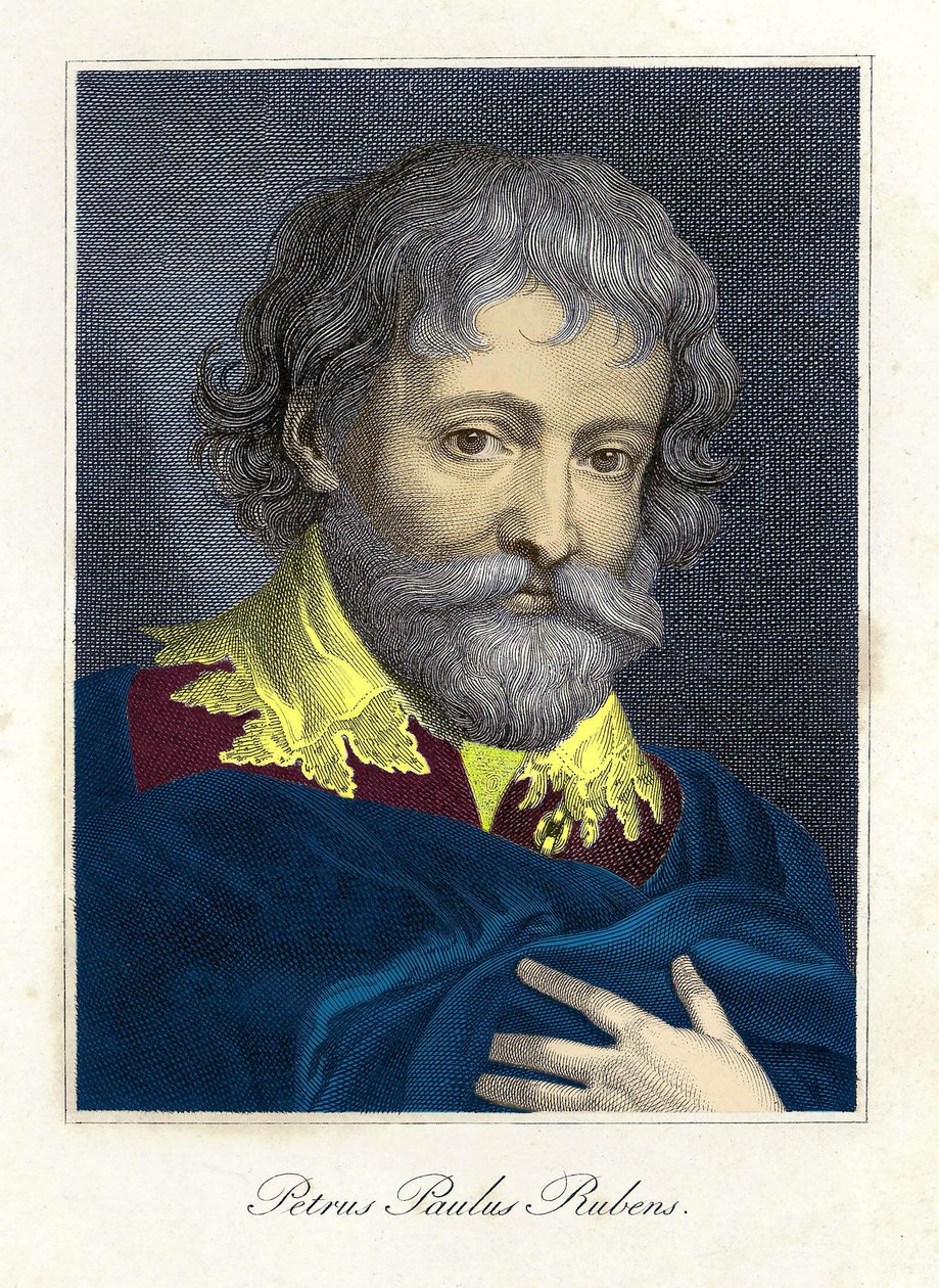 Pierre Paul (Pierre-Paul) Rubens (vagy Peter Paul vagy Petrus Paulus) (1577-1640), flamand festő és karikaturista portréja alkotó: Unknown artist