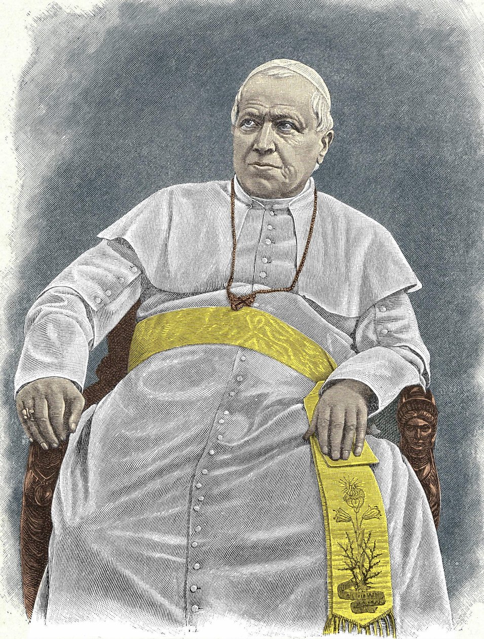 IX. Pius (1792 - 1878), 253. pápa (1846 - 1878) portréja. alkotó: Unknown artist