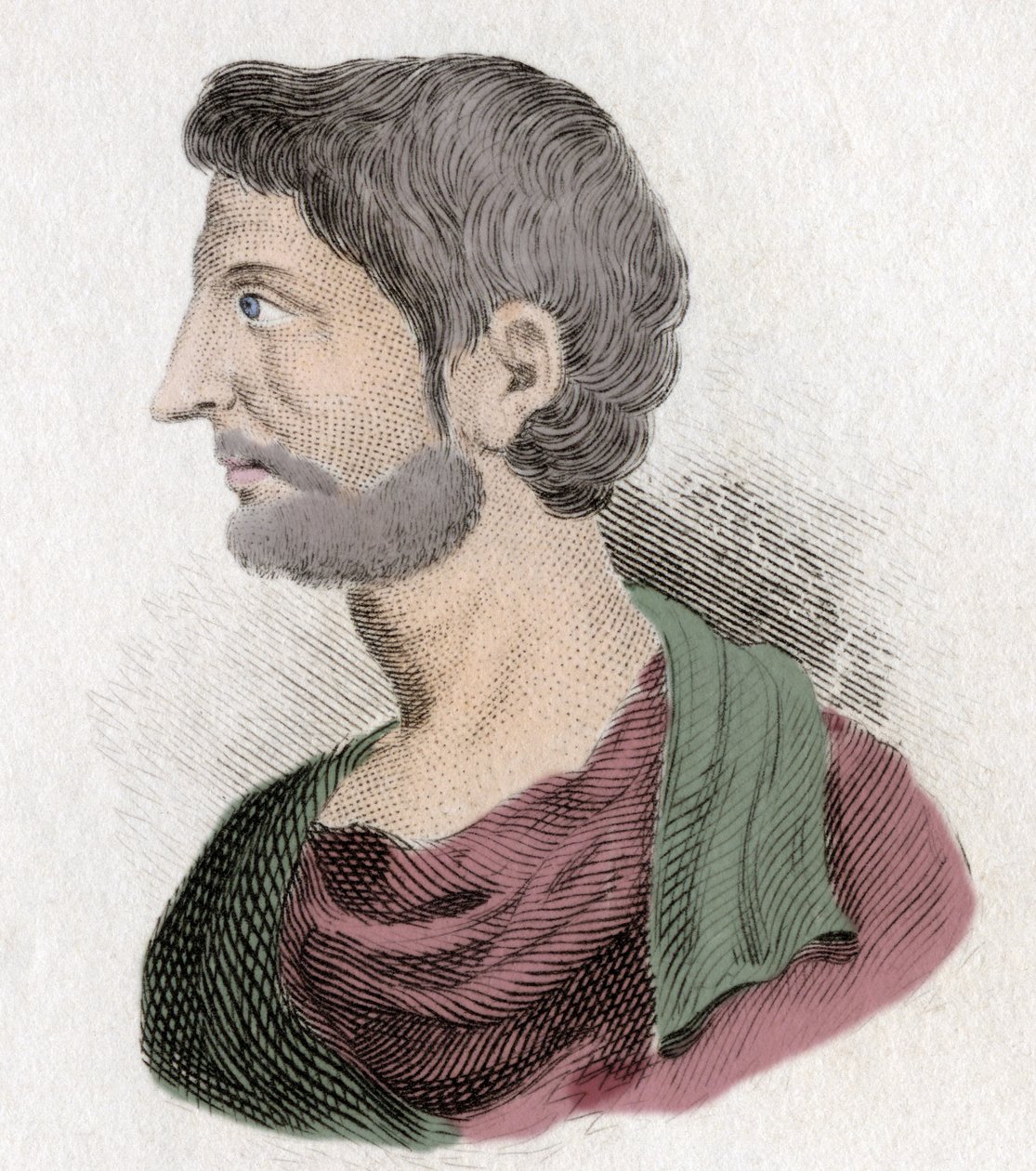 Nagy Pompeus portréja (Gneo Pompeo the Great vagy Gnaeus Pompeius Magnus alkotó: Unknown artist