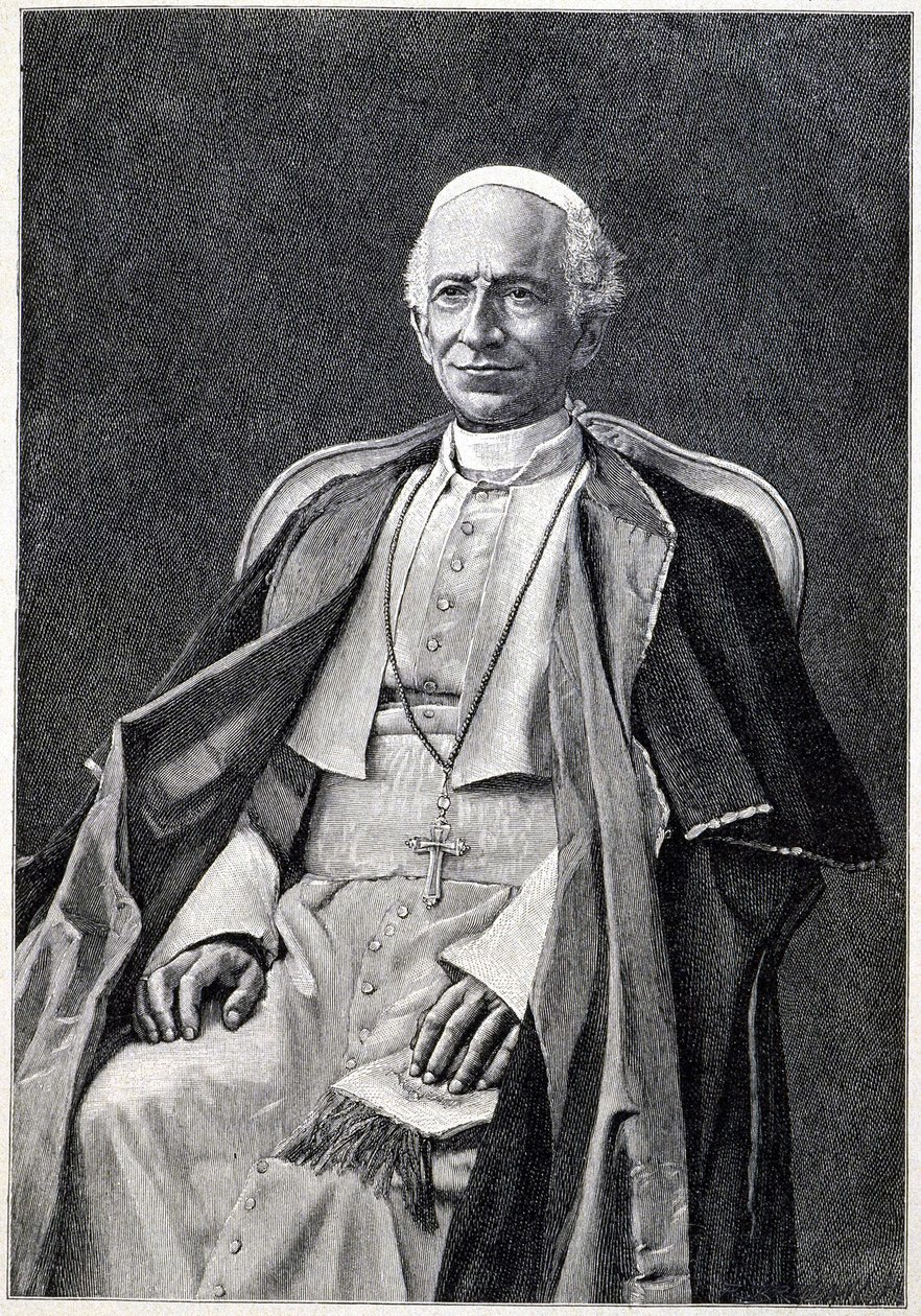 XIII. Leó pápa (1810-1903) portréja alkotó: Unknown artist