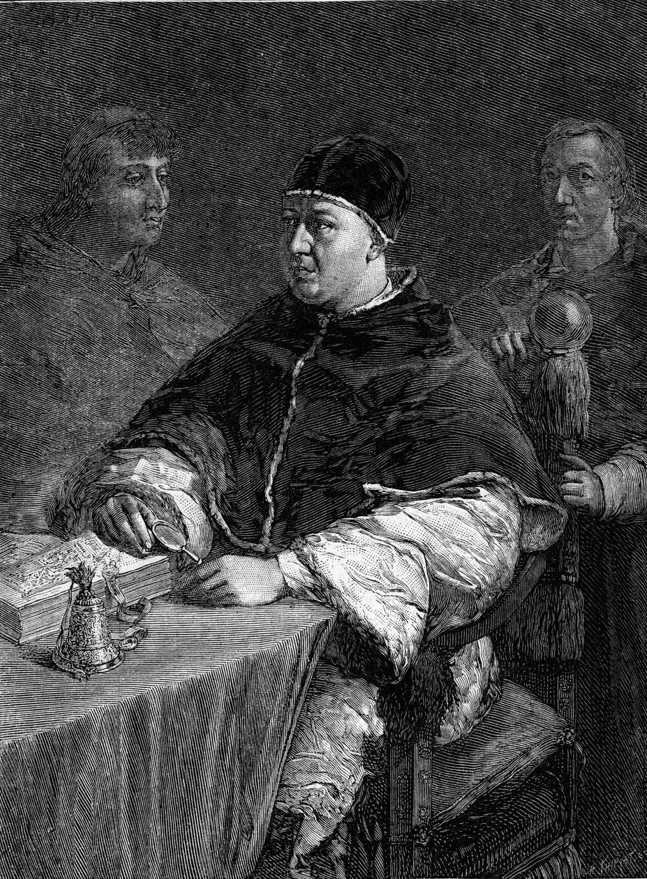 X. Leon pápa portréja (Medicis János alkotó: Unknown artist