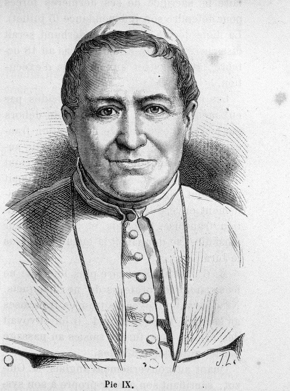 Pius pápa (1792 - 1878) portréja. alkotó: Unknown artist