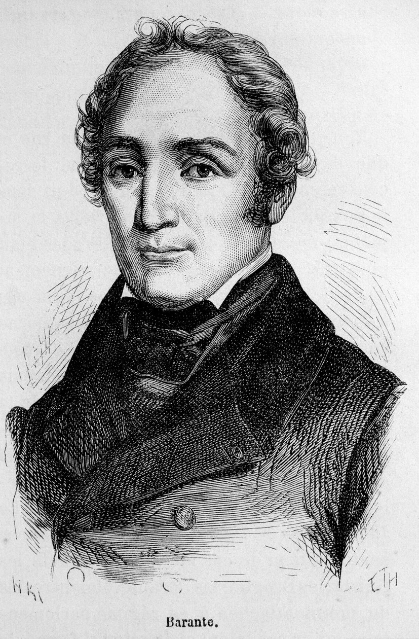 Prosper Brugiere de Barante francia történész és politikus (1782-1866) portréja. alkotó: Unknown artist
