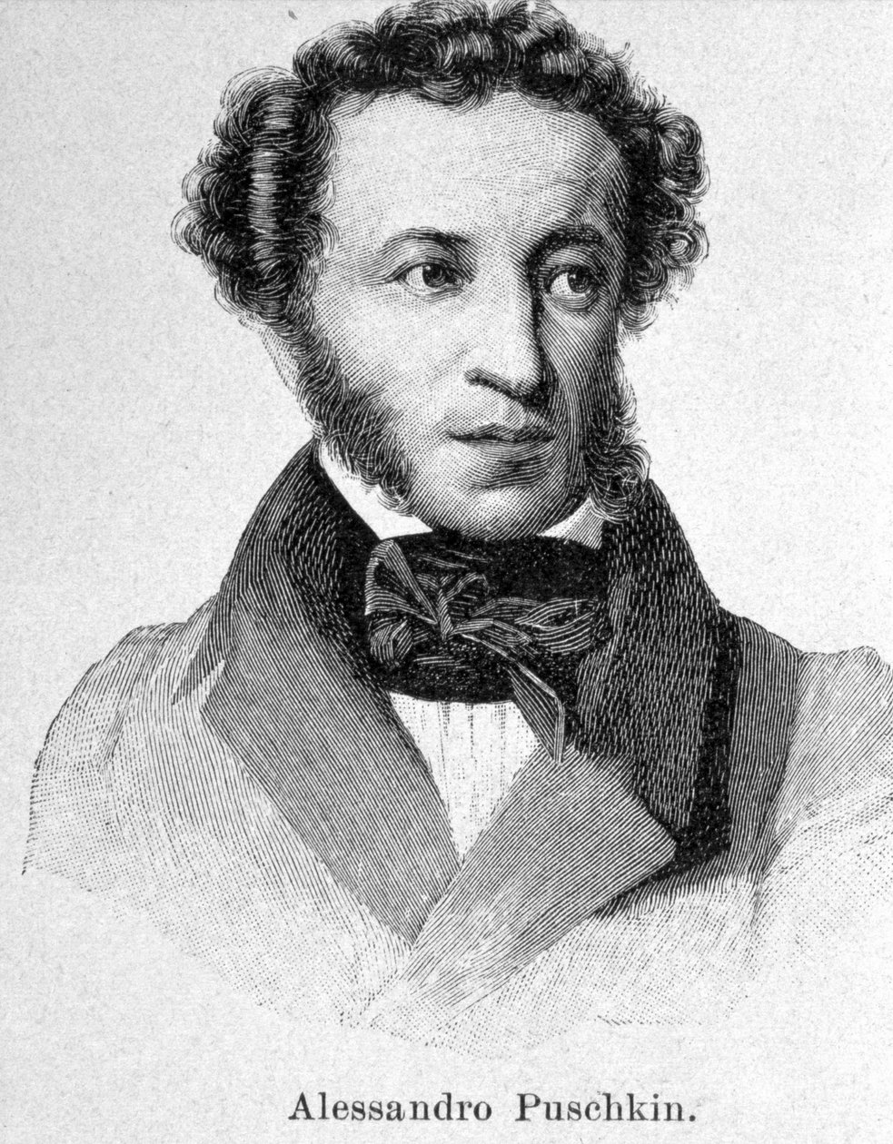 Puskin portréja (1799-1837) alkotó: Unknown artist