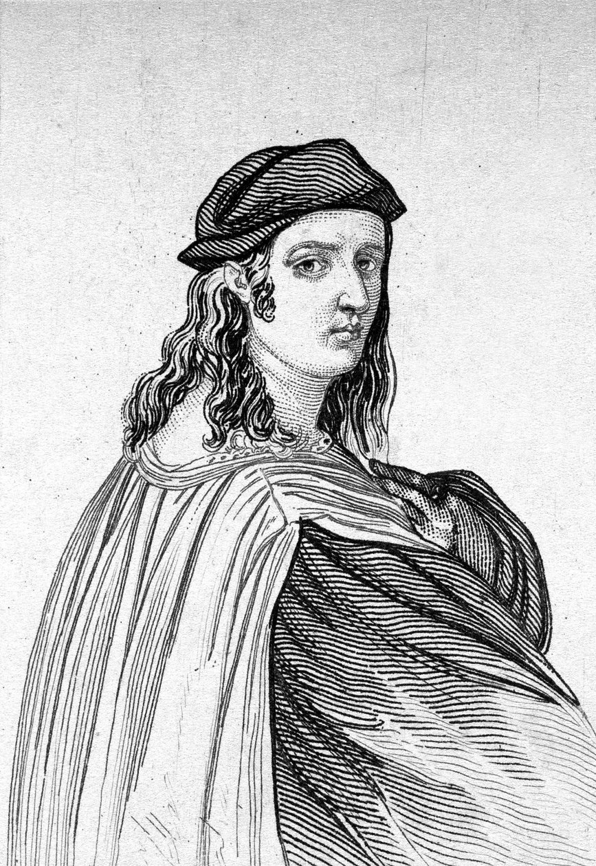 Raphael (Raffaello Sanzio 1483 - 1520) olasz festő portréja. alkotó: Unknown artist