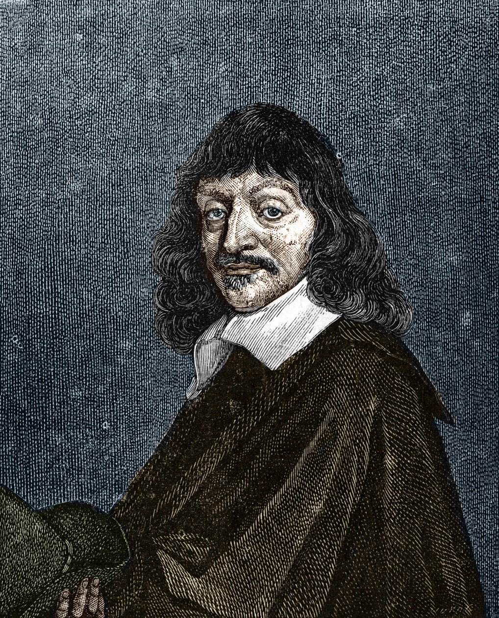 Rene Descartes portréja. 1596-1650. alkotó: Unknown artist