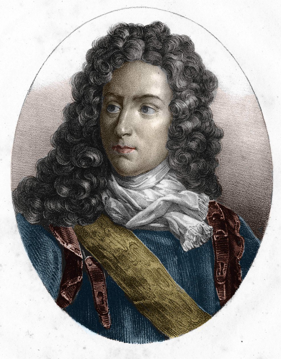Rene Duguay Trouin (Duguay-Trouin) (Rene Trouin du Gue dit) (1673-1736), francia tengerész portréja. alkotó: Unknown artist
