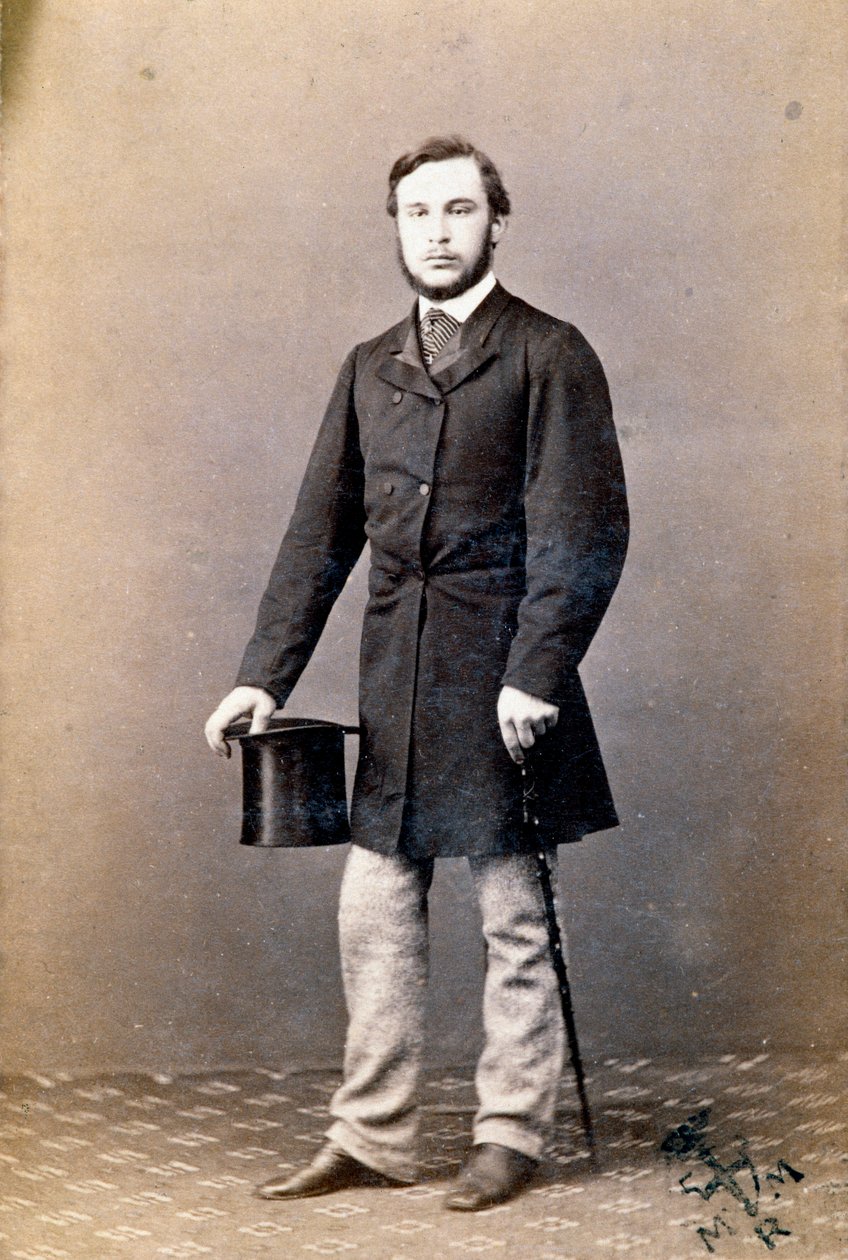 Ricciotti Garibaldi (1847-1924), Giuseppe Garibaldi olasz hazafi és első felesége, Anita fia portréja alkotó: Unknown artist