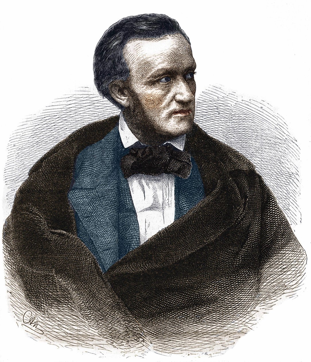 Richard Wagner (1813 - 1883) portréja. alkotó: Unknown artist