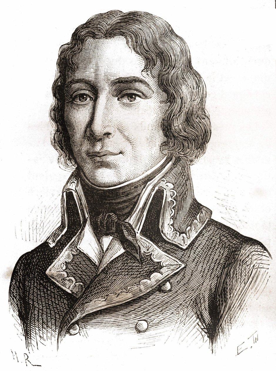 Richepanse portréja. 19. századi metszet. alkotó: Unknown artist