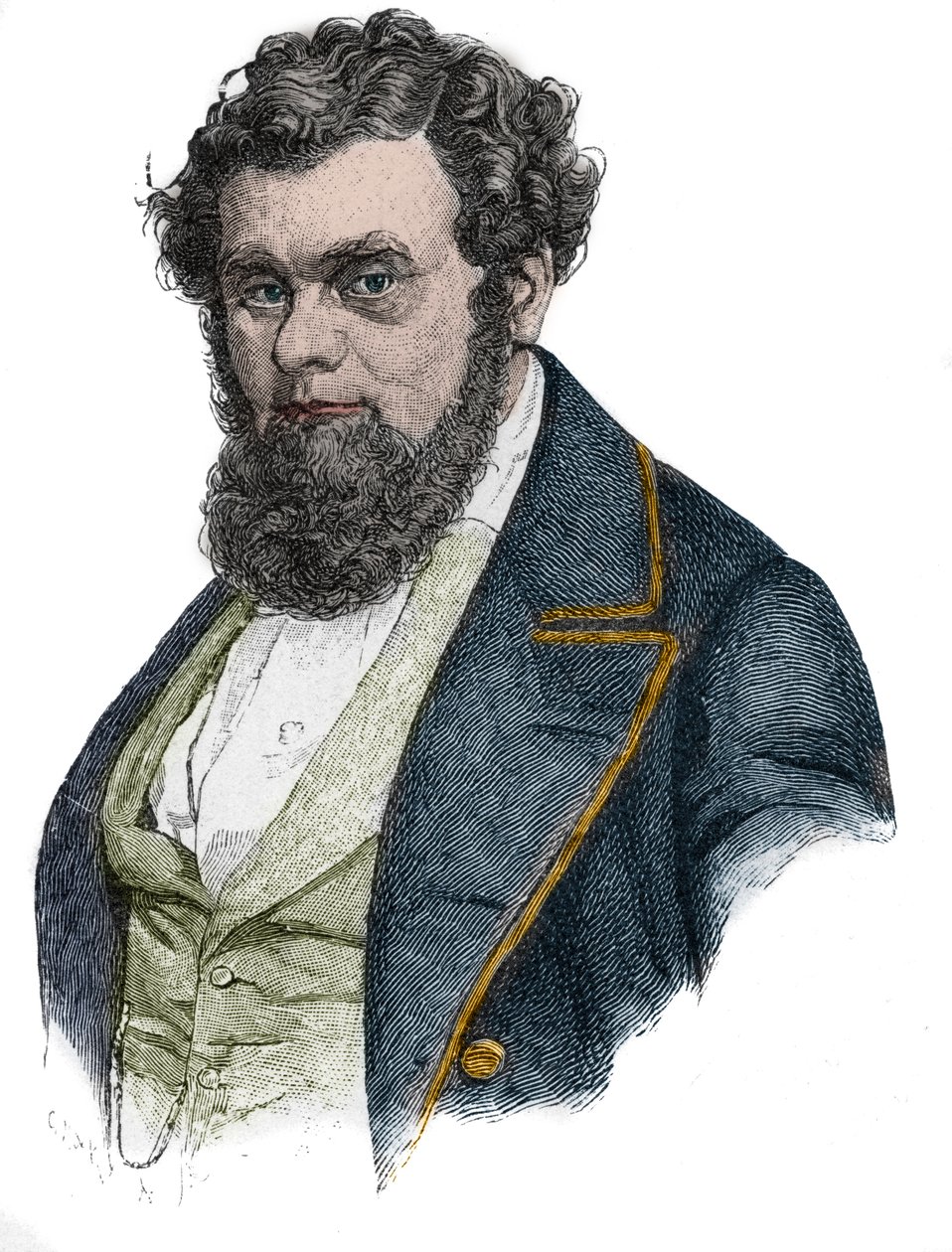 Robert Blum (1807-1848) német politikus, újságíró, kiadó és költő portréja – Robert Blum német politikus. alkotó: Unknown artist