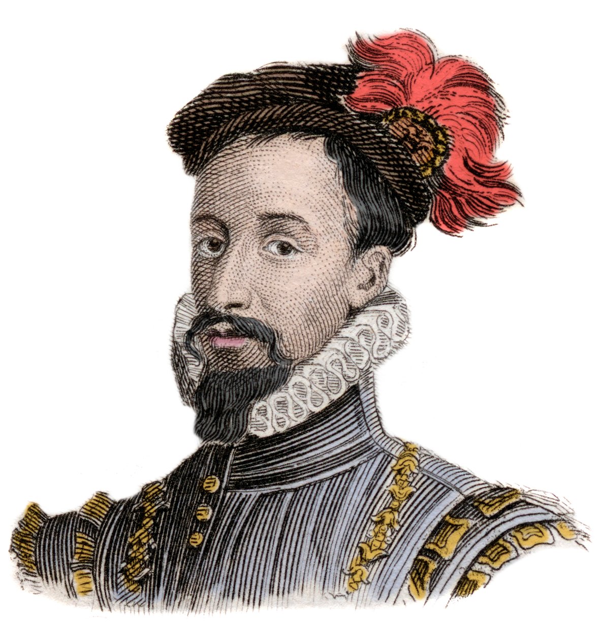 Robert Dudley (1532-1588) Leicester grófjának portréja, I. Erzsébet kedvence (Robert Dudley alkotó: Unknown artist