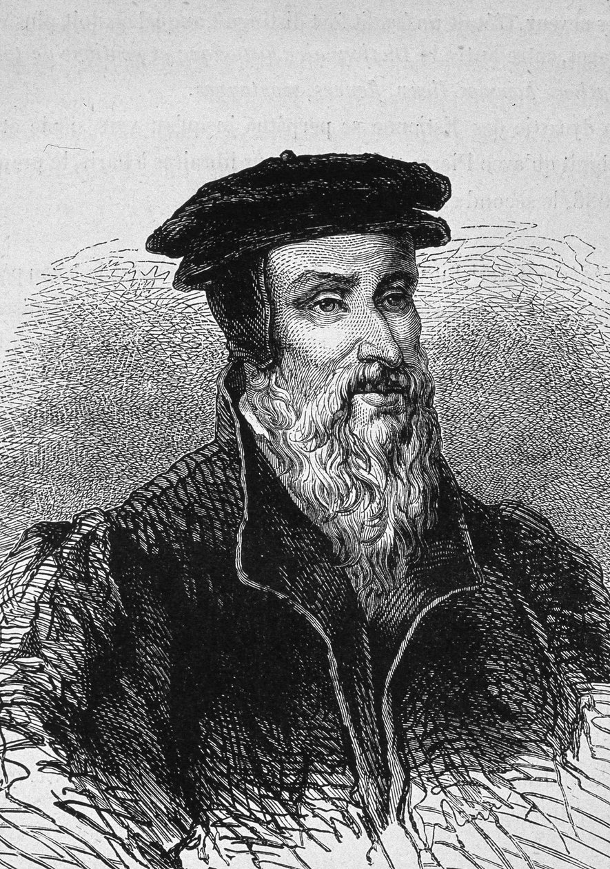 Robert Estienne (1503 - 1559) francia nyomdász portréja. alkotó: Unknown artist