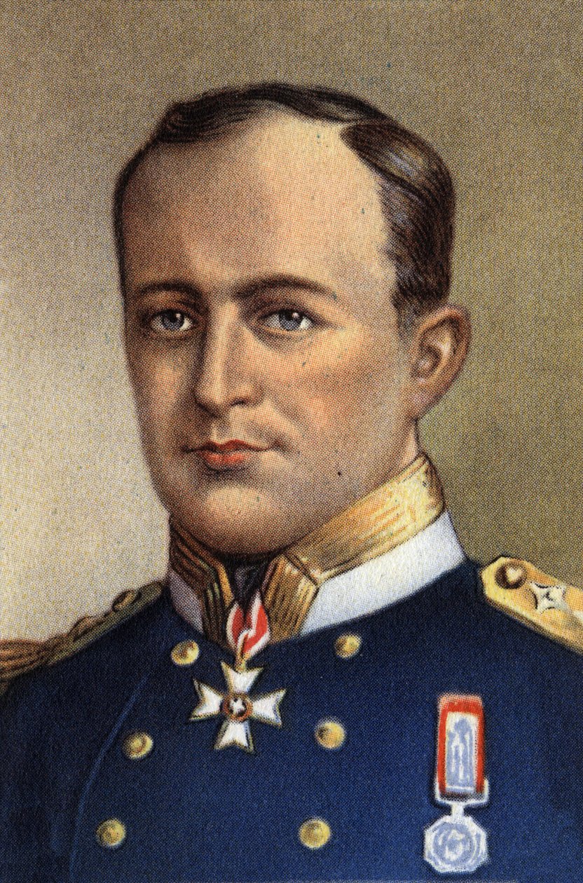 Robert Falcon Scott, tengerészkapitány és brit Antarktisz-kutató portréja - 20. század (kromo) alkotó: Unknown Artist