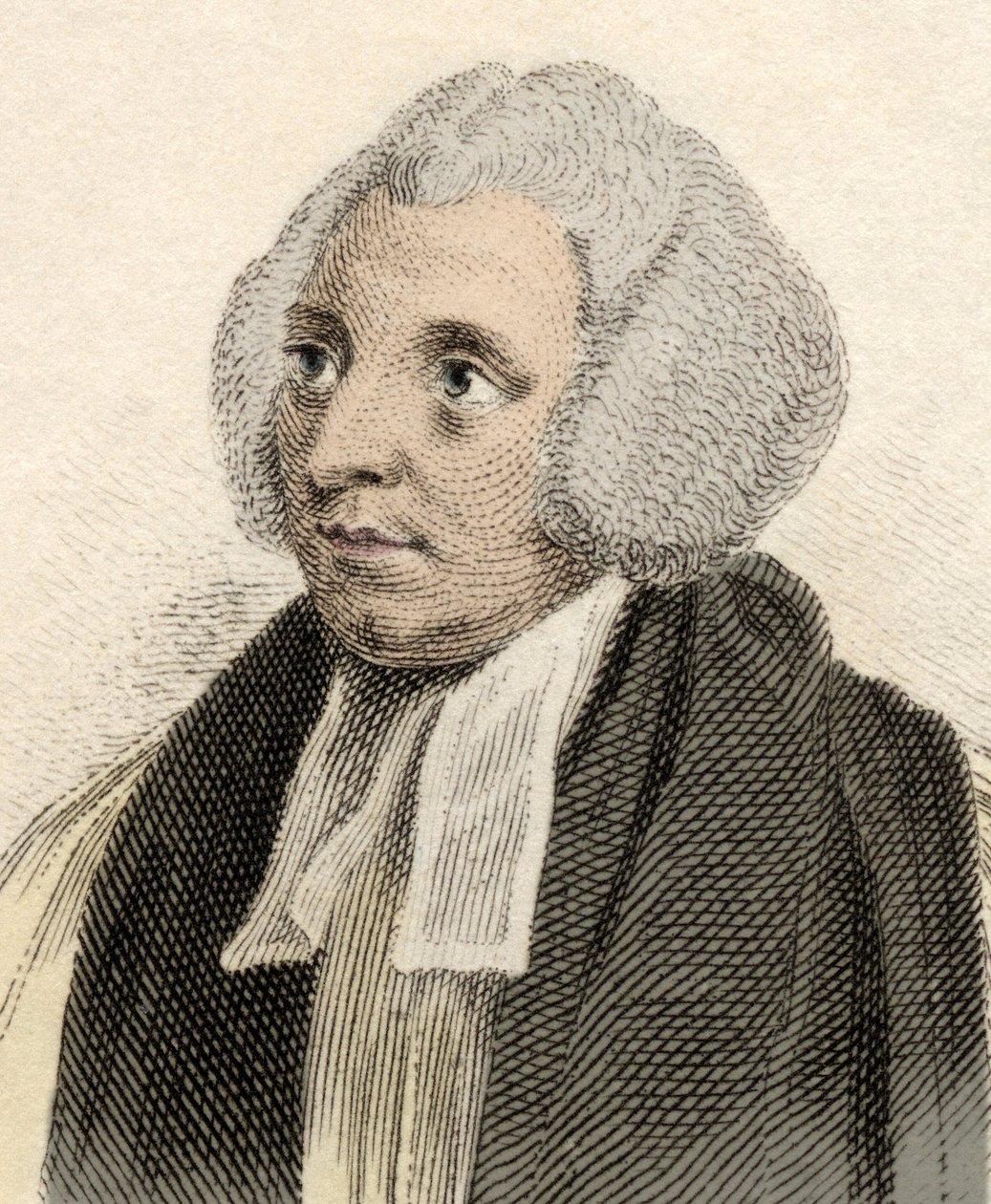 Robert Lowth (1710-1787) portréja, angol equeque, nyelvész és az Oxfordi Egyetem költészetprofesszora. századi metszet. alkotó: Unknown artist