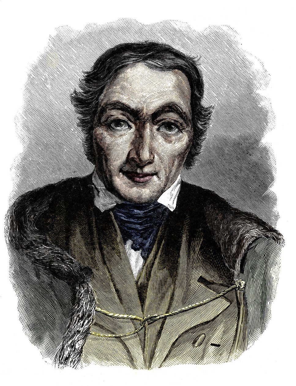 Robert Owen (1771-1858) brit filantróp és szocialista portréja. alkotó: Unknown artist