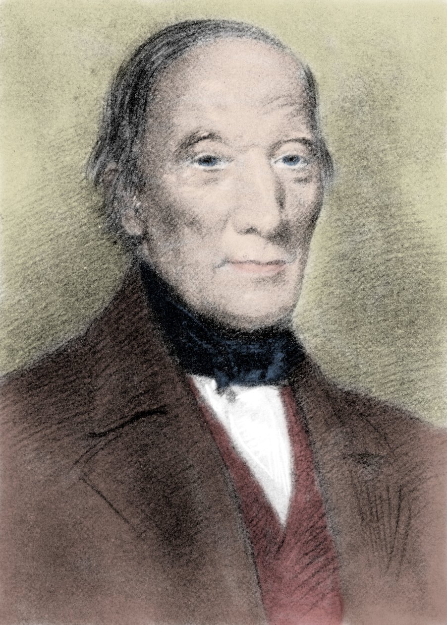 Robert Owen (1771-1858) brit filantróp és szocialista portréja. alkotó: Unknown artist